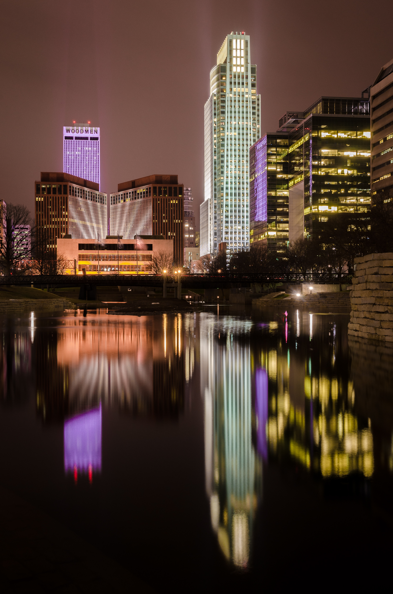 Omaha Night Skyline